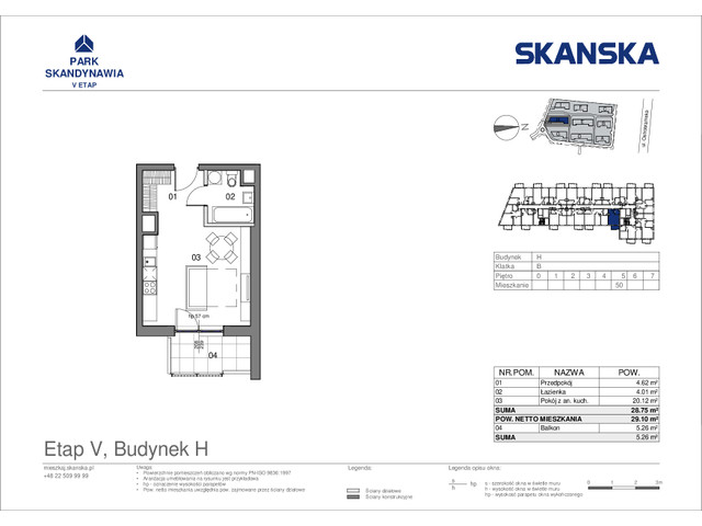 Mieszkanie w inwestycji Park Skandynawia V, symbol HB0550 » nportal.pl