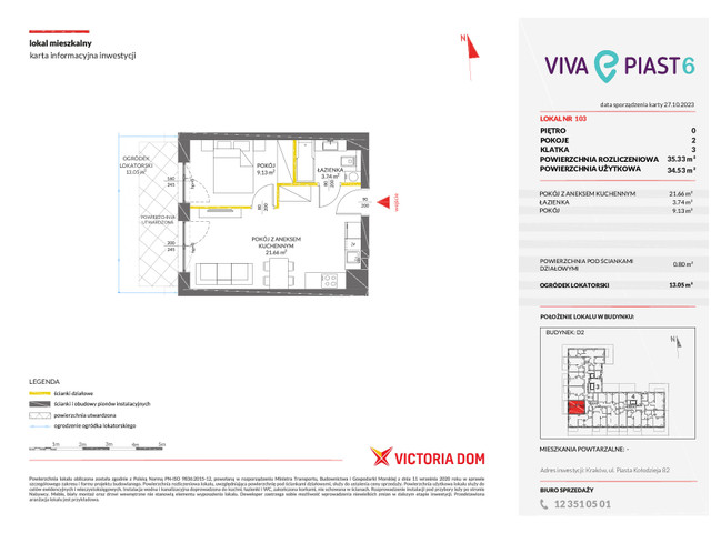 Mieszkanie w inwestycji VIVA PIAST, symbol 6_103 » nportal.pl