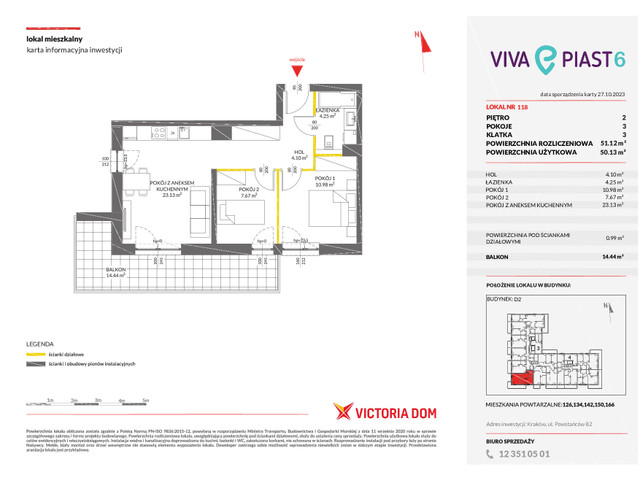 Mieszkanie w inwestycji VIVA PIAST, symbol 6_118 » nportal.pl