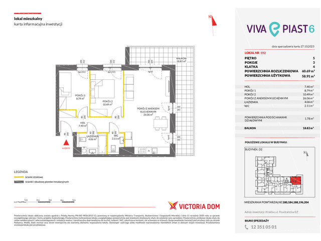 Mieszkanie w inwestycji VIVA PIAST, symbol 6_192 » nportal.pl