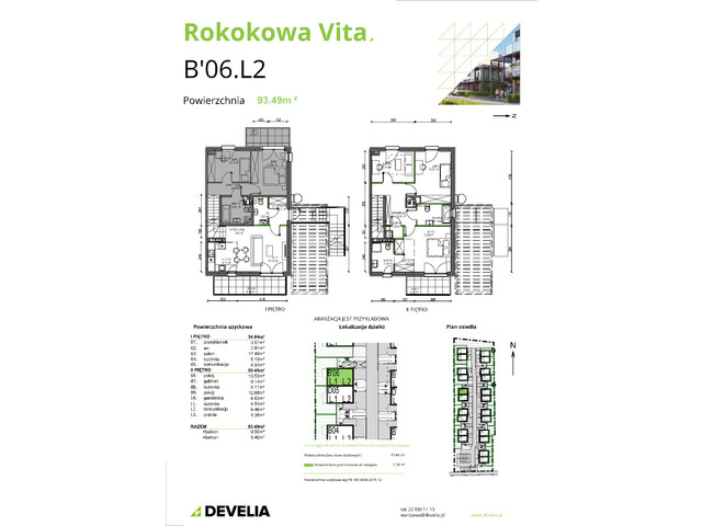 Mieszkanie w inwestycji Rokokowa Vita, symbol B'06.L2 » nportal.pl