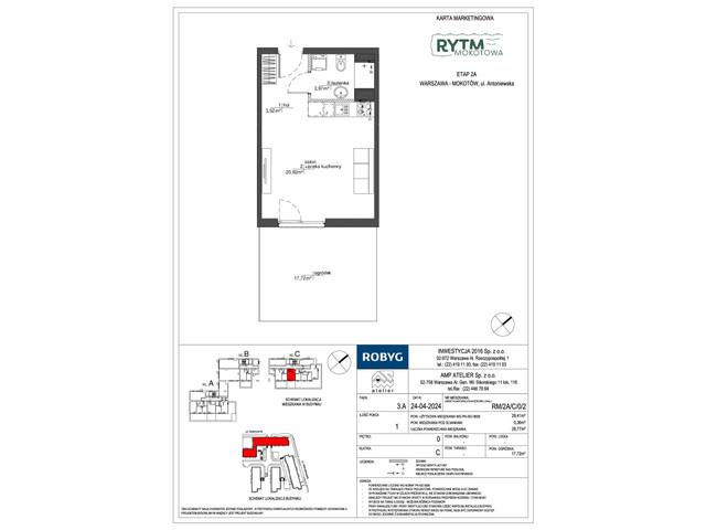 Mieszkanie w inwestycji Rytm Mokotowa, symbol RM/2A/C/0/2 » nportal.pl