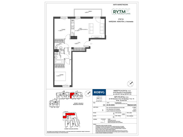 Mieszkanie w inwestycji Rytm Mokotowa, symbol RM/2A/C/2/5 » nportal.pl