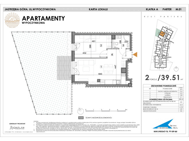 Mieszkanie w inwestycji Apartamenty Wypoczynkowa, symbol 1 » nportal.pl