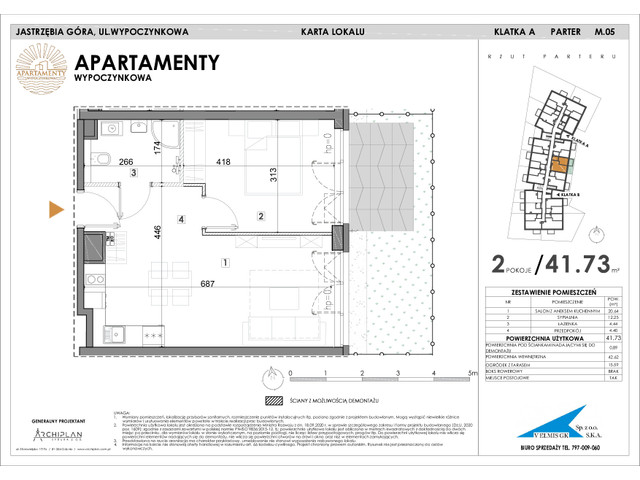 Mieszkanie w inwestycji Apartamenty Wypoczynkowa, symbol 5 » nportal.pl