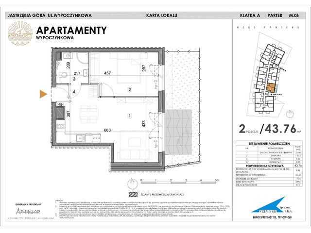 Mieszkanie w inwestycji Apartamenty Wypoczynkowa, symbol 6 » nportal.pl