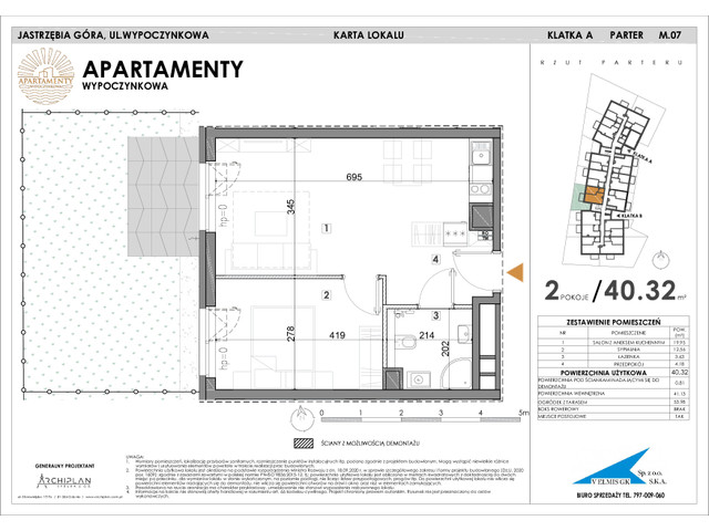 Mieszkanie w inwestycji Apartamenty Wypoczynkowa, symbol 7 » nportal.pl