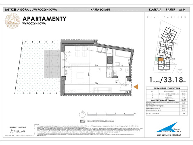 Mieszkanie w inwestycji Apartamenty Wypoczynkowa, symbol 14 » nportal.pl