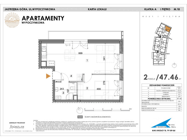 Mieszkanie w inwestycji Apartamenty Wypoczynkowa, symbol 18 » nportal.pl