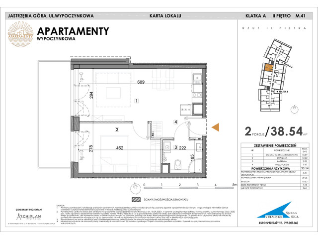 Mieszkanie w inwestycji Apartamenty Wypoczynkowa, symbol 41 » nportal.pl