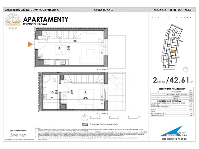 Mieszkanie w inwestycji Apartamenty Wypoczynkowa, symbol 55 » nportal.pl