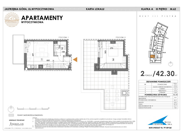 Mieszkanie w inwestycji Apartamenty Wypoczynkowa, symbol 62 » nportal.pl