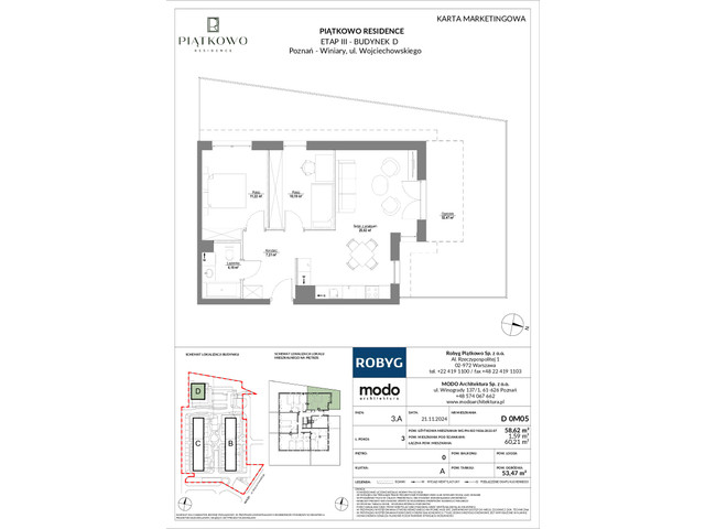 Mieszkanie w inwestycji Piątkowo Residence, symbol D_0M05 » nportal.pl