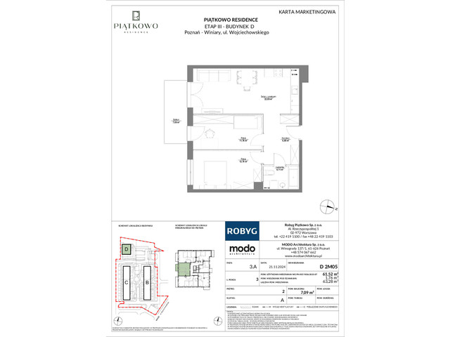 Mieszkanie w inwestycji Piątkowo Residence, symbol D_2M05 » nportal.pl