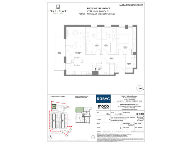 Mieszkanie w inwestycji Piątkowo Residence, symbol D_2M06 » nportal.pl