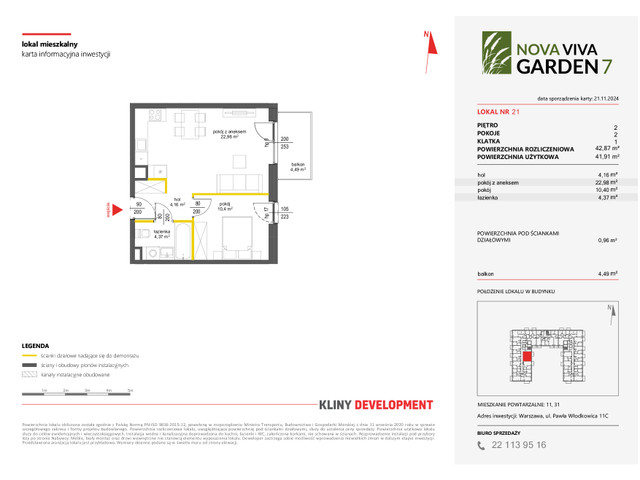 Mieszkanie w inwestycji NOVA VIVA GARDEN, symbol 7_A_21 » nportal.pl