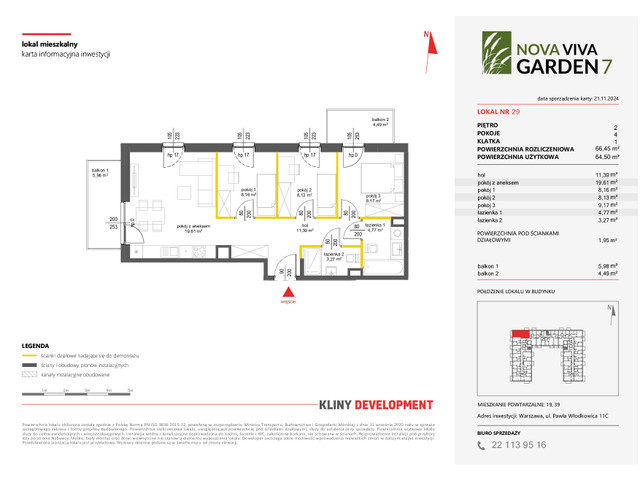 Mieszkanie w inwestycji NOVA VIVA GARDEN, symbol 7_A_29 » nportal.pl