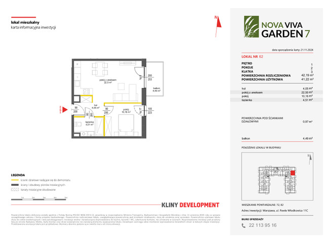 Mieszkanie w inwestycji NOVA VIVA GARDEN, symbol 7_A_62 » nportal.pl