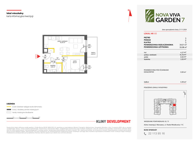 Mieszkanie w inwestycji NOVA VIVA GARDEN, symbol 7_A_83 » nportal.pl