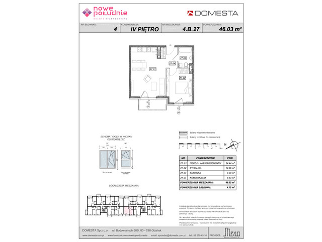 Mieszkanie w inwestycji Nowe Południe, symbol 4.B.27 » nportal.pl