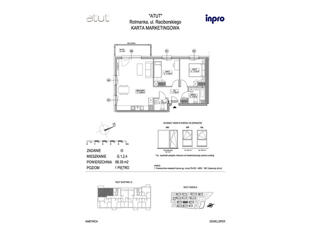 Mieszkanie w inwestycji Atut, symbol G.1.2.4 » nportal.pl
