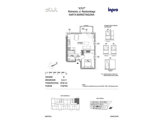 Mieszkanie w inwestycji Atut, symbol G.2.2.1 » nportal.pl