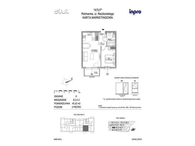 Mieszkanie w inwestycji Atut, symbol B.2.4.3 » nportal.pl