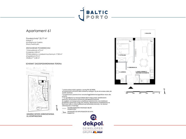 Mieszkanie w inwestycji Baltic Porto, symbol M61 » nportal.pl