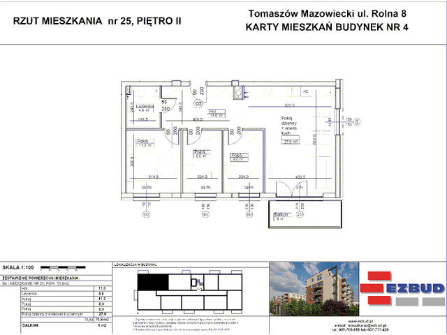 Mieszkanie w inwestycji Rolna 8/14 etap II, symbol B4/25 » nportal.pl