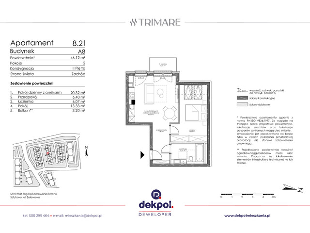 Mieszkanie w inwestycji TRIMARE, symbol 8.21 » nportal.pl