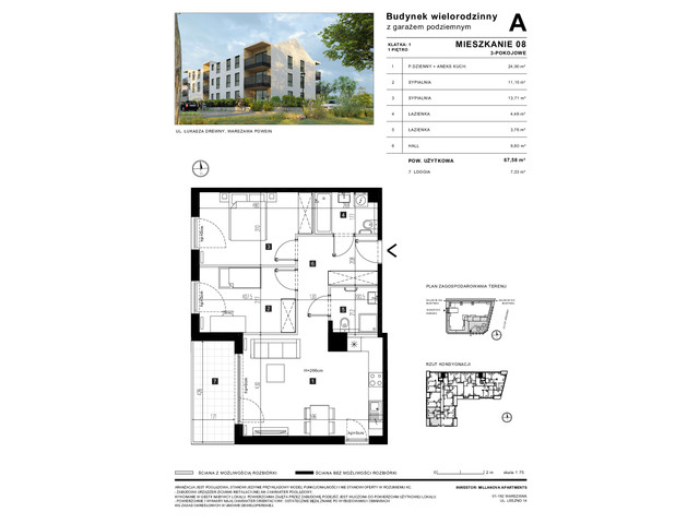 Mieszkanie w inwestycji Millanova Apartments, symbol A.1.8 » nportal.pl