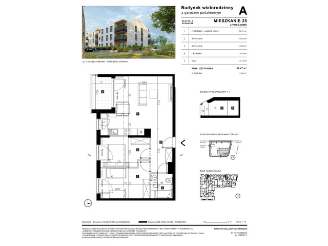 Mieszkanie w inwestycji Millanova Apartments, symbol A.2.25 » nportal.pl