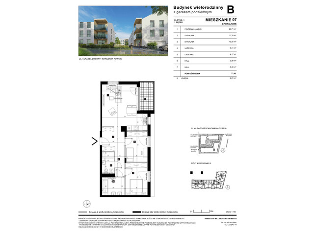 Mieszkanie w inwestycji Millanova Apartments, symbol B.1.7 » nportal.pl