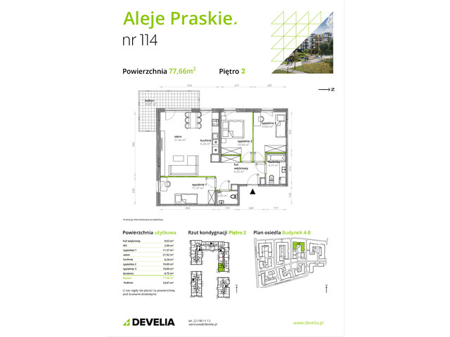 Mieszkanie w inwestycji Aleje Praskie, symbol 114/4B » nportal.pl