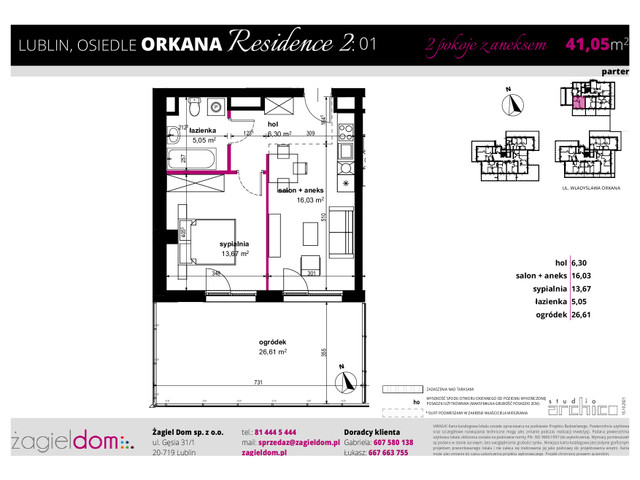 Mieszkanie w inwestycji ORKANA RESIDENCE II, symbol D-LO2-LM-01 » nportal.pl