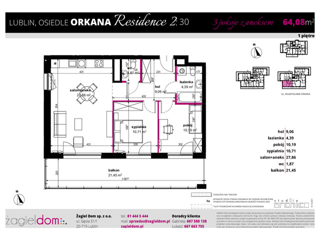 Mieszkanie w inwestycji ORKANA RESIDENCE II, symbol D-LO2-LM-30 » nportal.pl