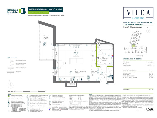 Mieszkanie w inwestycji Vilda Moderne, symbol BB0401 » nportal.pl