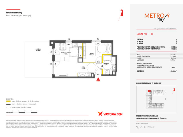 Mieszkanie w inwestycji METRO ART, symbol 4M.38 » nportal.pl