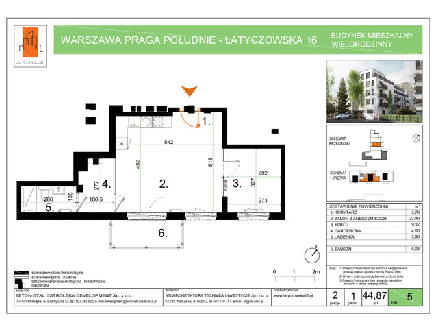 Mieszkanie w inwestycji Latyczowska 16, symbol 5 » nportal.pl