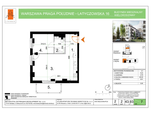 Mieszkanie w inwestycji Latyczowska 16, symbol 7 » nportal.pl