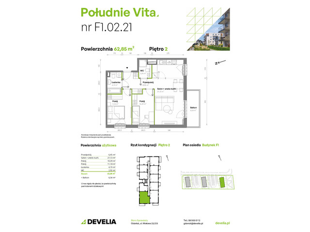 Mieszkanie w inwestycji Południe Vita, symbol F1/21/M » nportal.pl