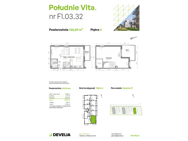 Mieszkanie w inwestycji Południe Vita, symbol F1/32/M » nportal.pl