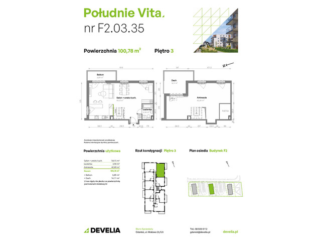 Mieszkanie w inwestycji Południe Vita, symbol F2/35/M » nportal.pl