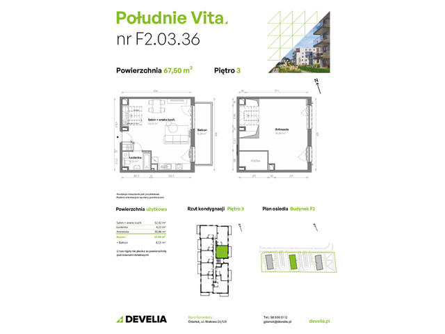 Mieszkanie w inwestycji Południe Vita, symbol F2/36/M » nportal.pl