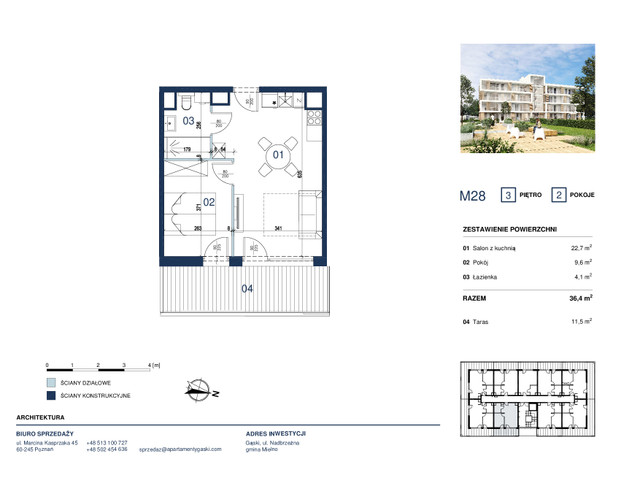 Mieszkanie w inwestycji Apartamenty Gąski, symbol 28 » nportal.pl