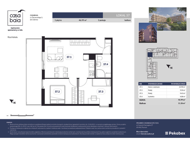 Komercyjne w inwestycji Casa Baia, symbol 37 » nportal.pl