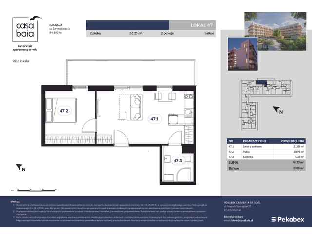 Komercyjne w inwestycji Casa Baia, symbol 47 » nportal.pl