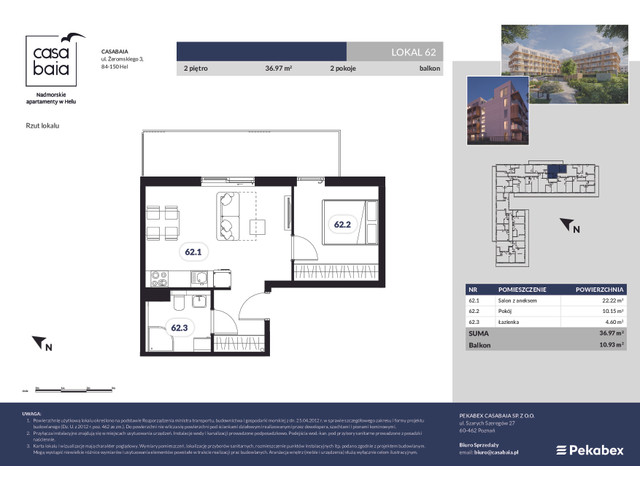 Komercyjne w inwestycji Casa Baia, symbol 62 » nportal.pl