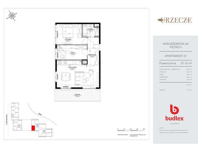 Mieszkanie w inwestycji Urzecze, symbol 4A_37 » nportal.pl