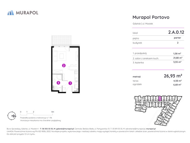Mieszkanie w inwestycji Murapol Portovo, symbol 2.A.0.12 » nportal.pl